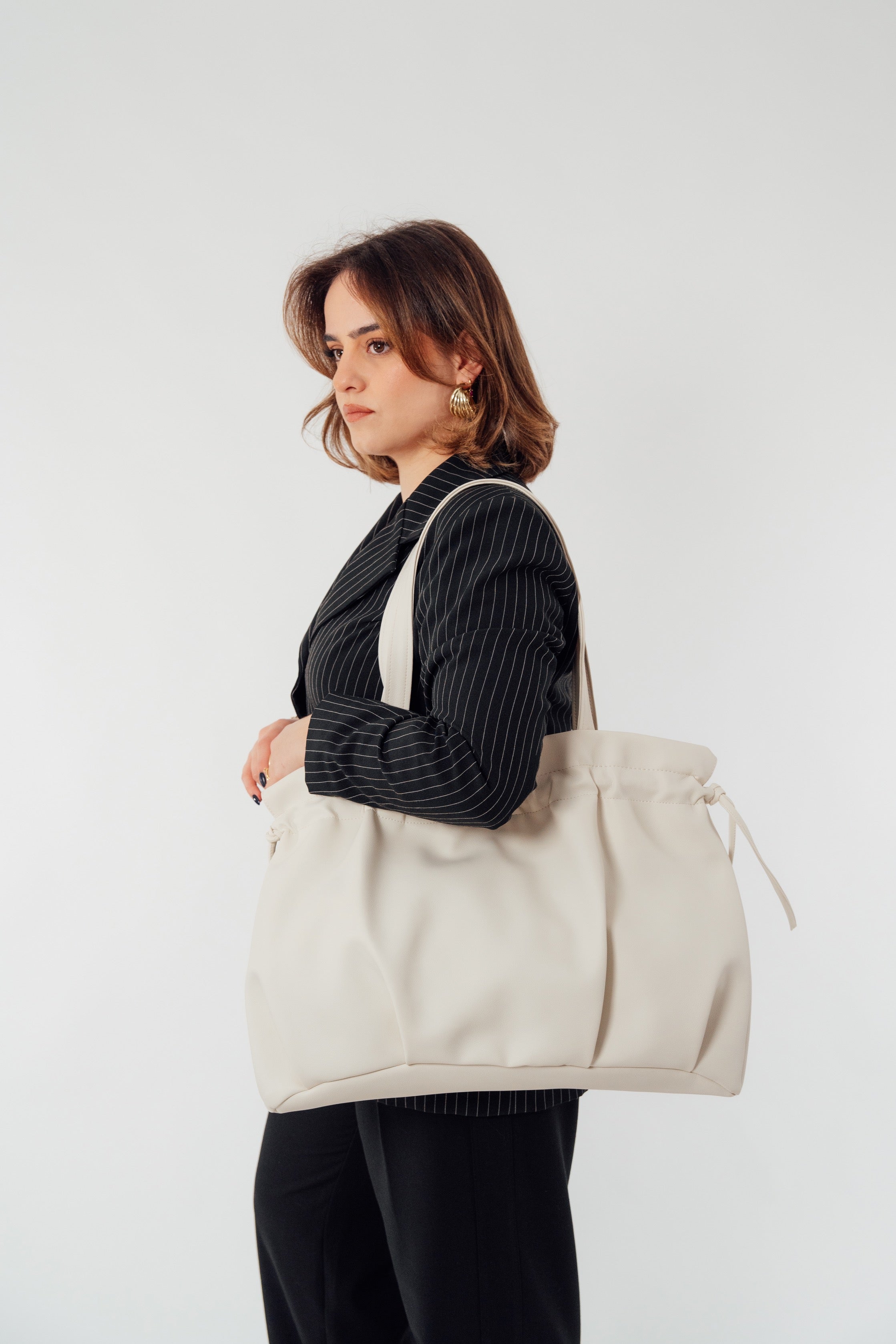 Nora Shoulder & Crossbody Bag – Off white