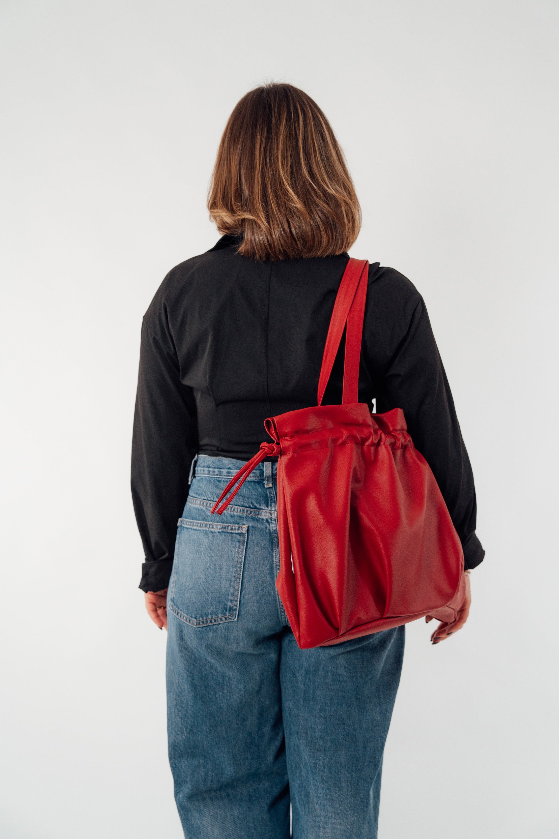 Nora Shoulder & Crossbody Bag – Red