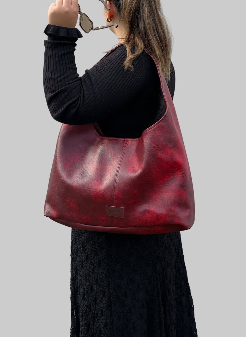 Solene shoulder bag Bordeaux