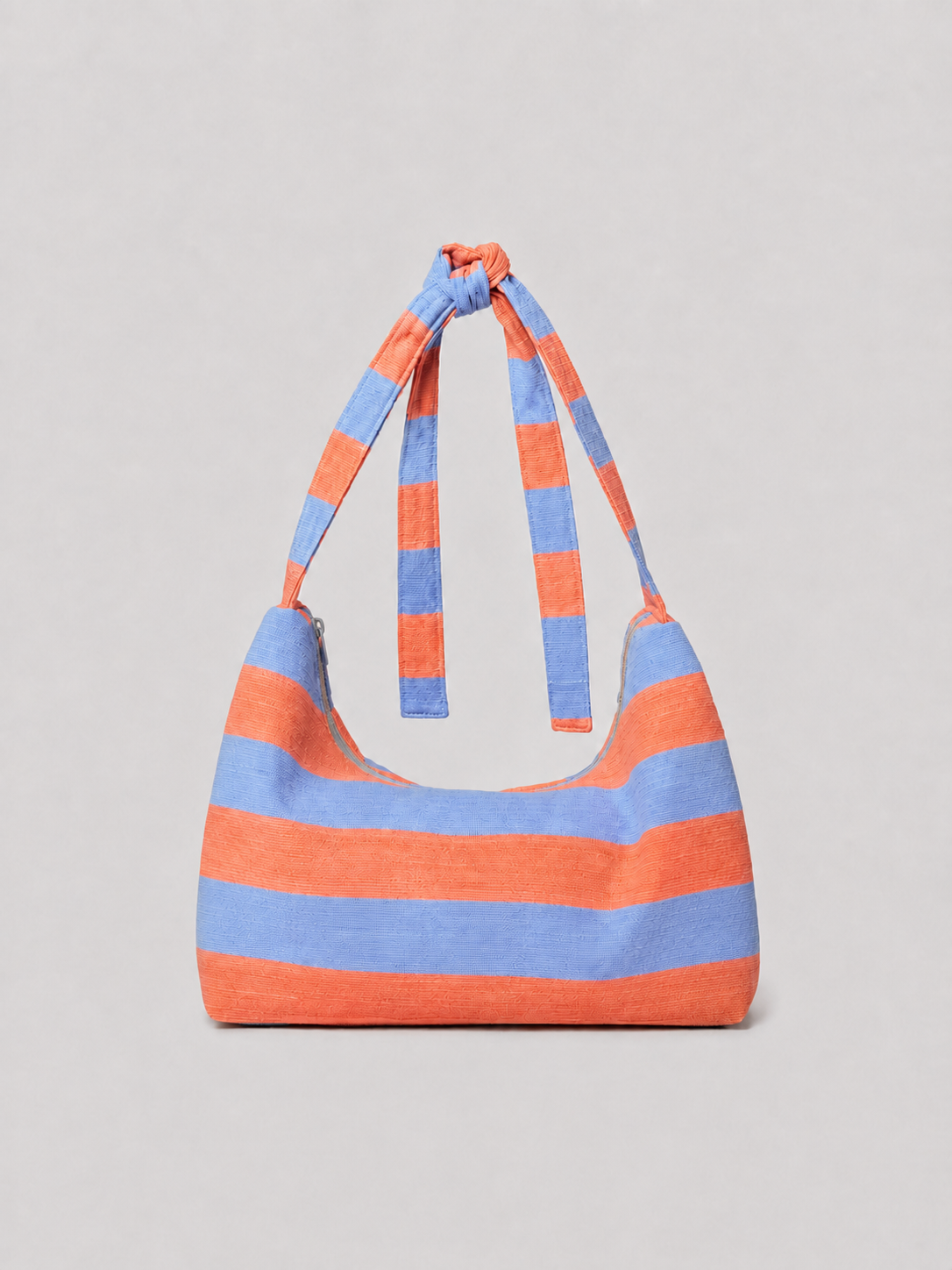 Sage Shoulder & Crossbody Bag – Coral Stripe