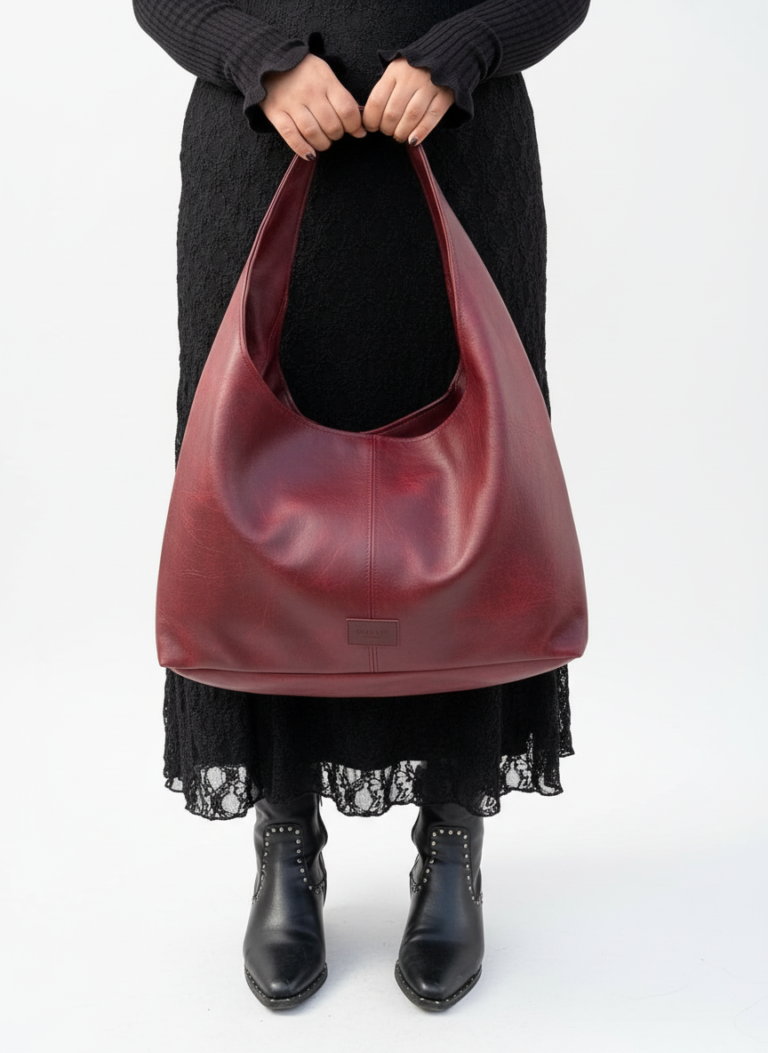 Solene shoulder bag Bordeaux