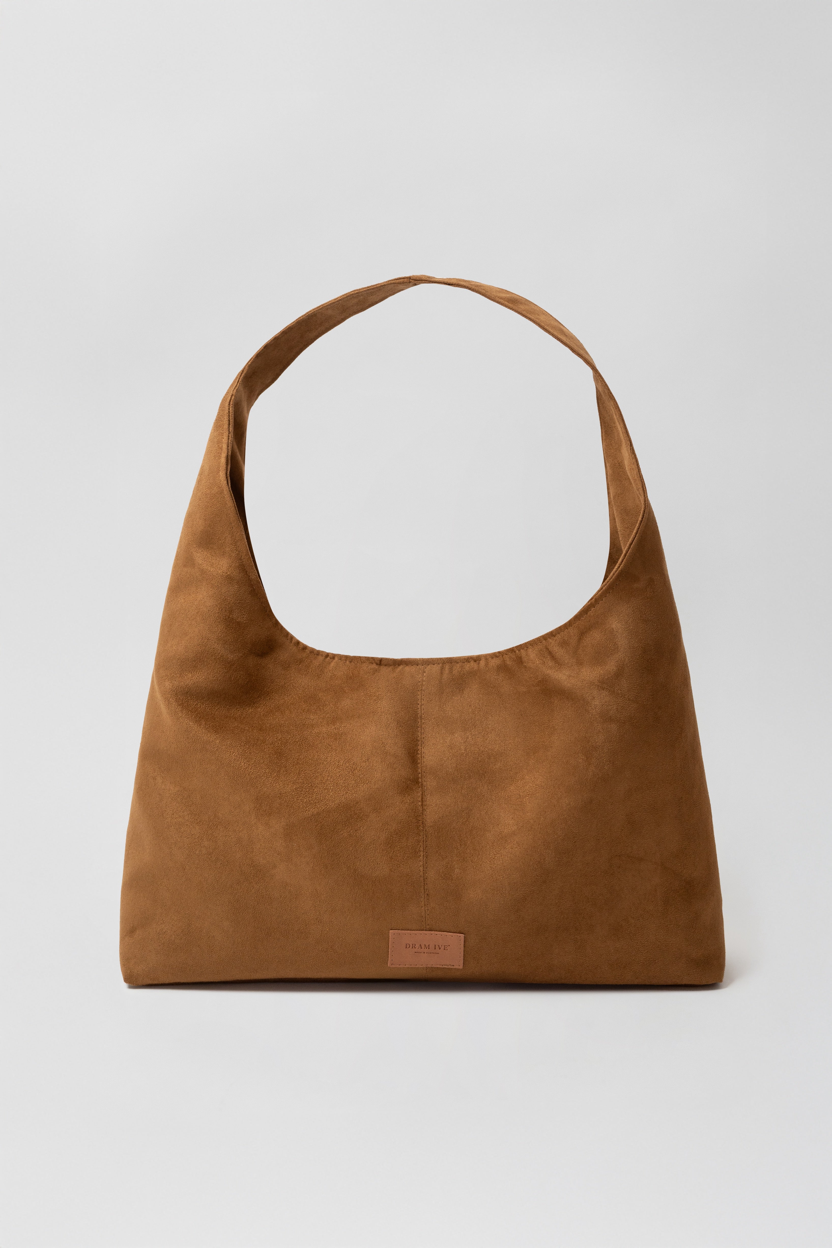 Solene shoulder bag Castanha efeito Camurça