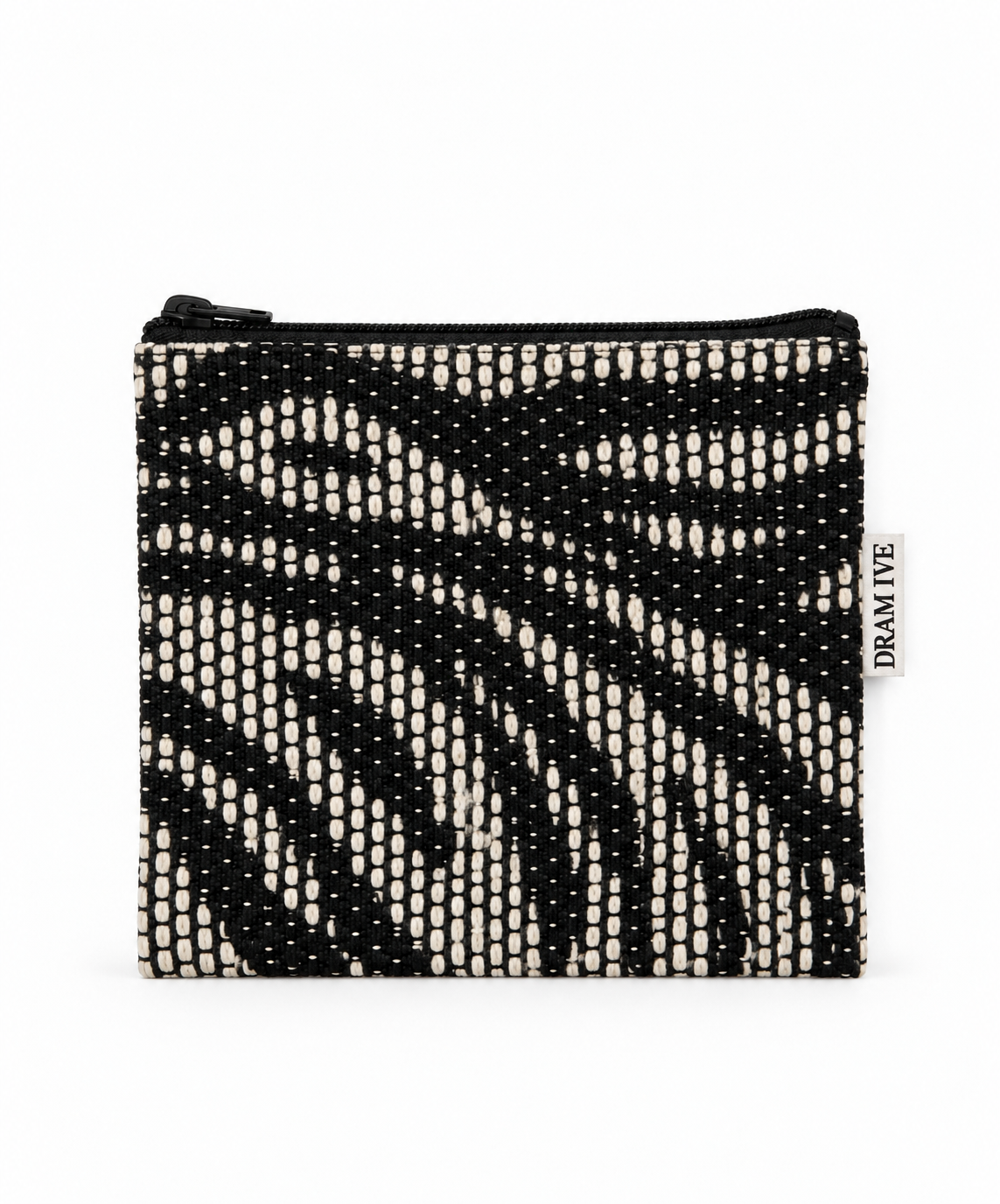 Medium Flat Necessaire - Black & White