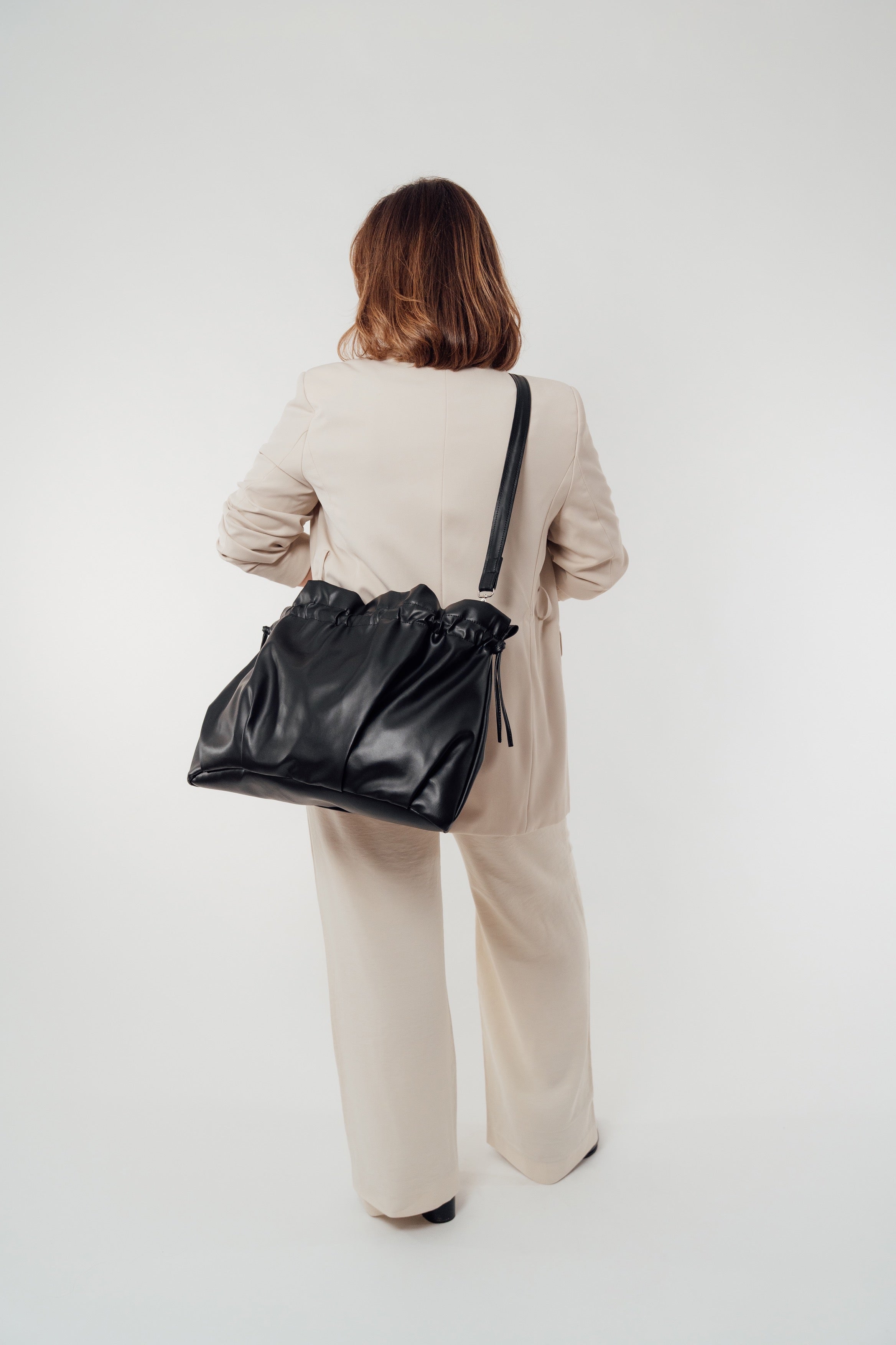 Nora Shoulder & Crossbody Bag – Black