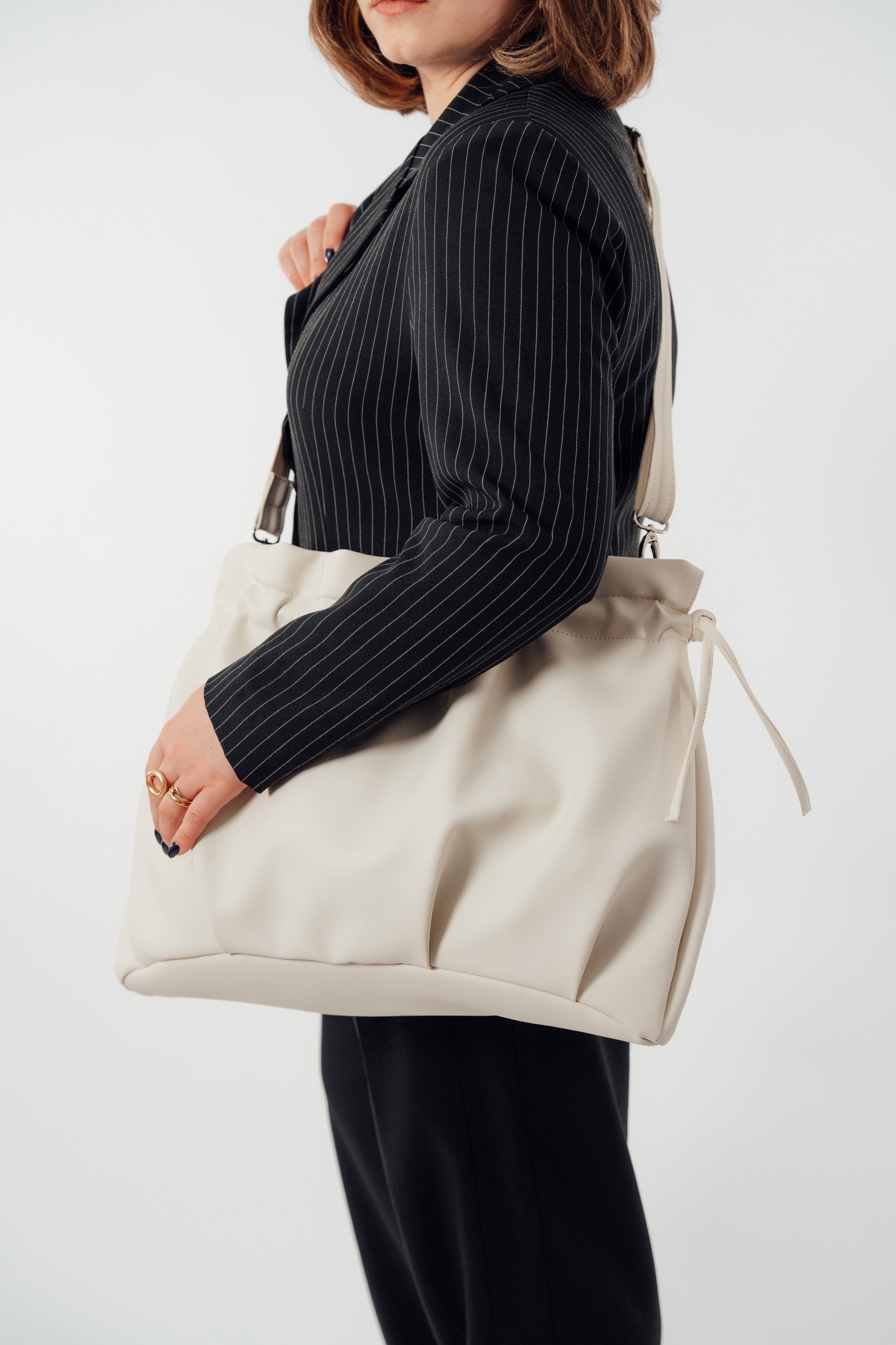 Nora Shoulder & Crossbody Bag – Off white