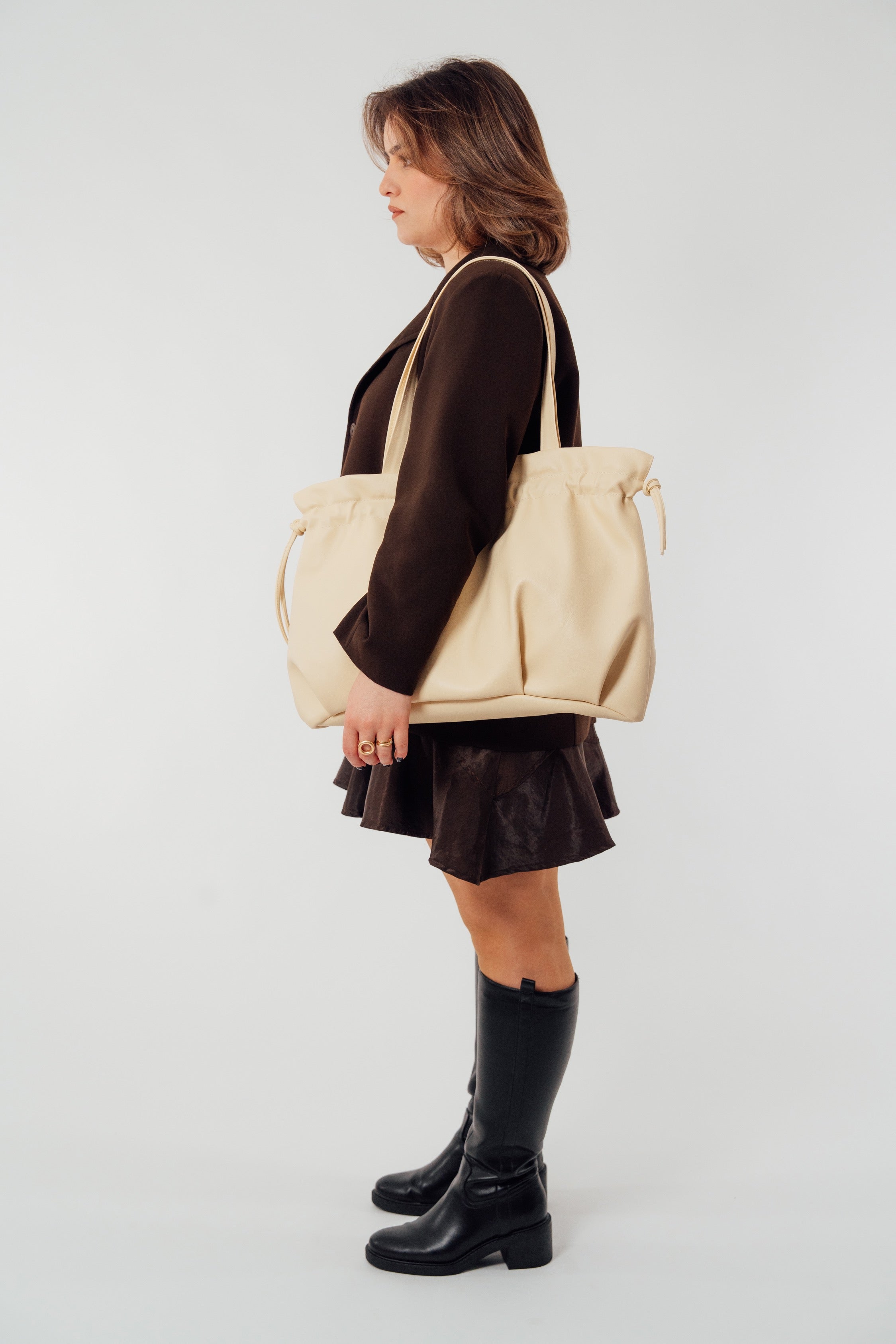 Nora Shoulder & Crossbody Bag – Butter yellow