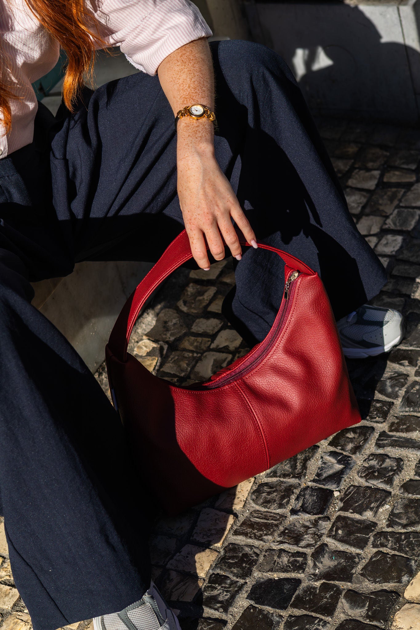 Sage Shoulder Bag Bordeaux