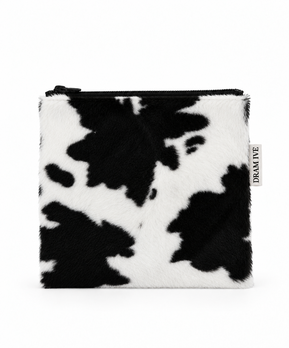 Medium Flat Necessaire - Cow Print