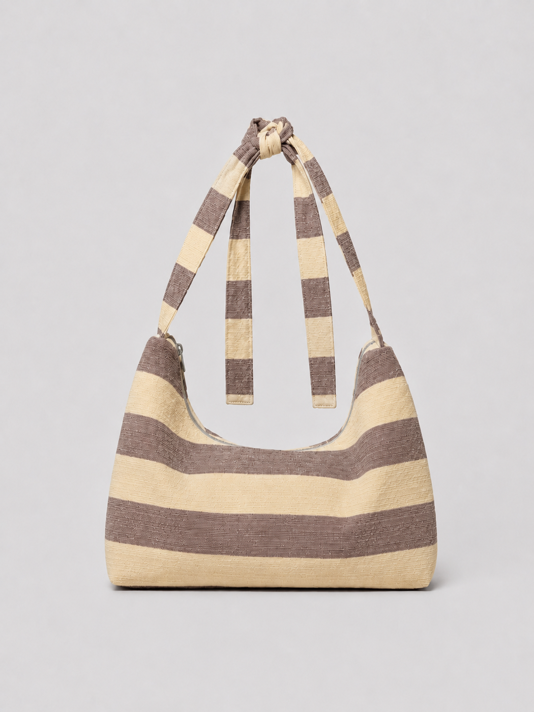 Sage Shoulder & Crossbody Bag – Mocha Stripe