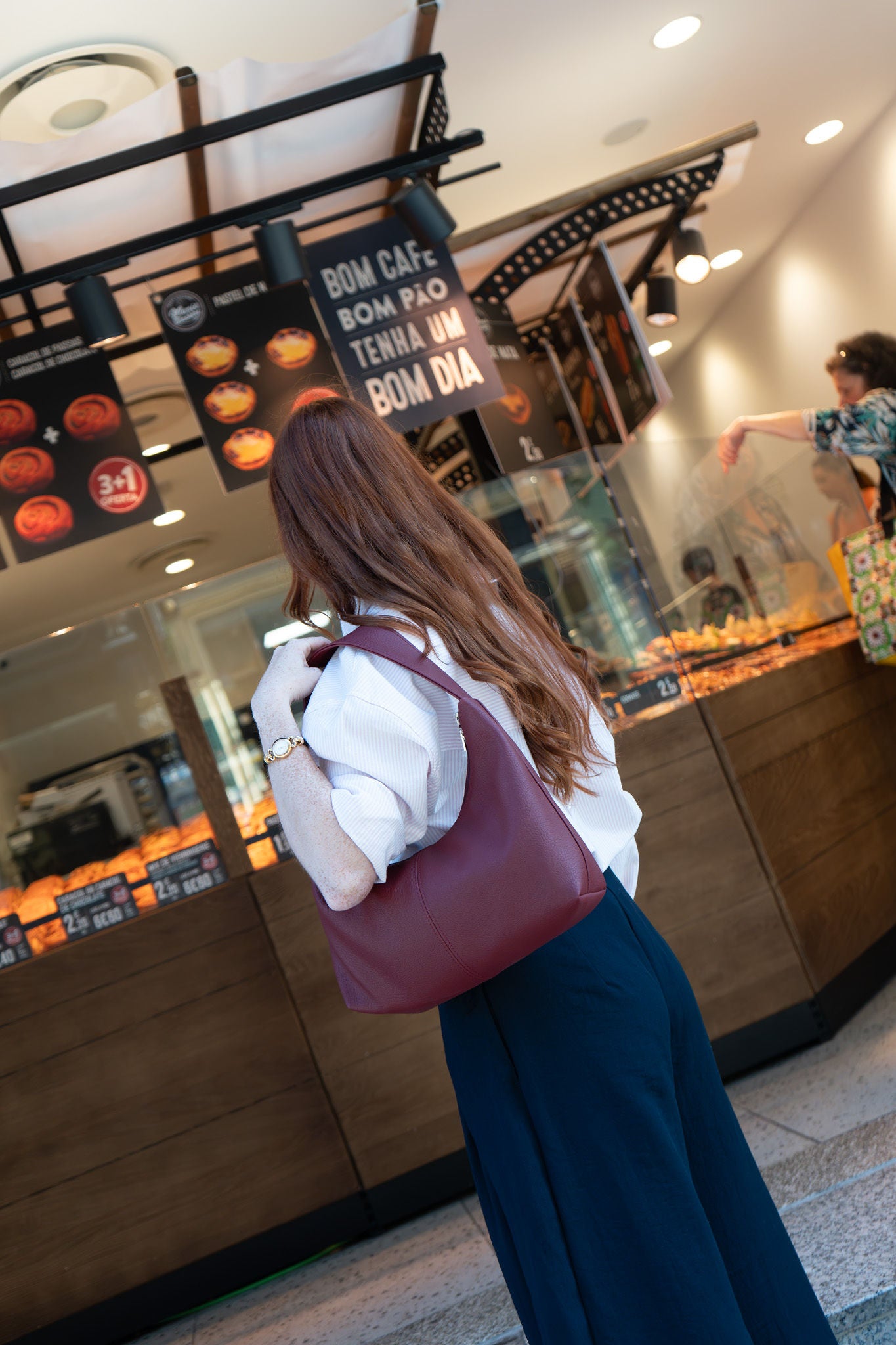 Sage Shoulder Bag Bordeaux