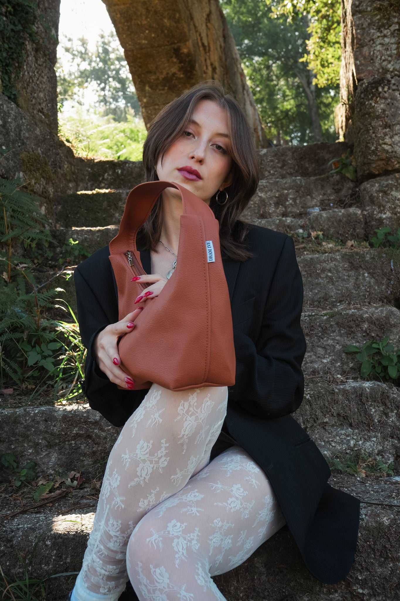 Sage Shoulder Bag Cognac Brown