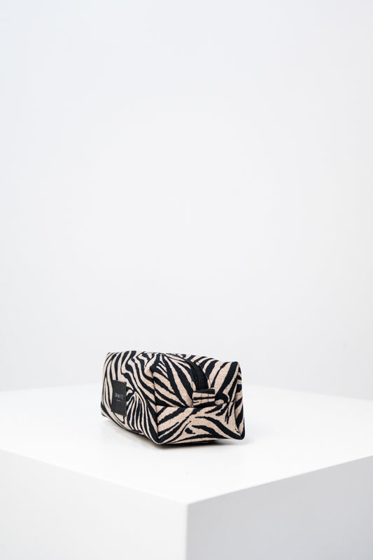 Necessaire box pequena 1,2L zebra