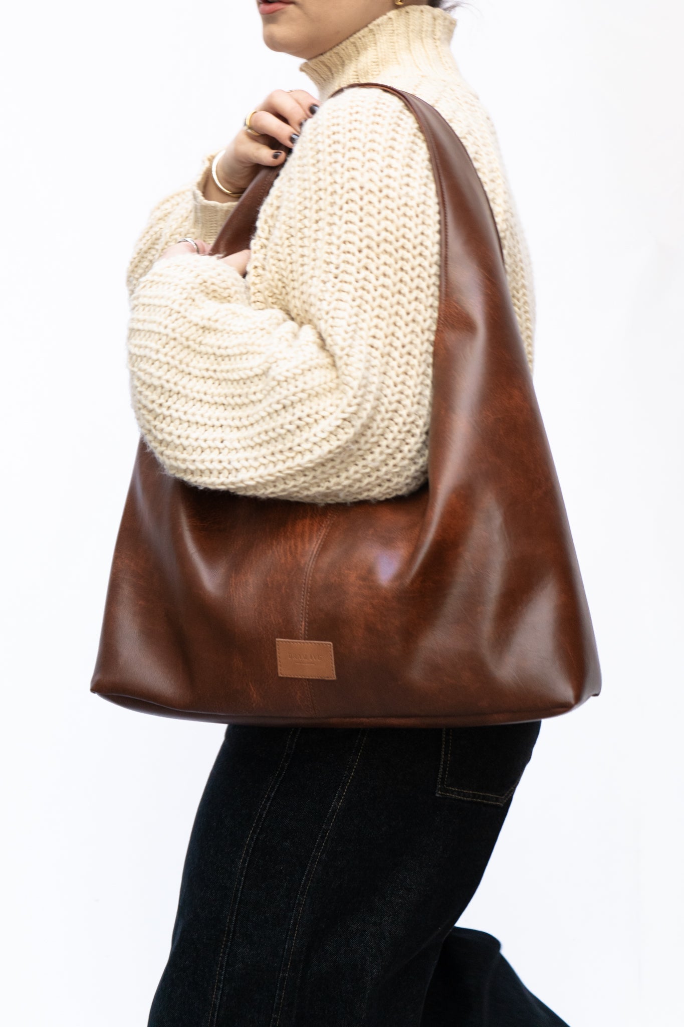 Solene shoulder bag Castanha