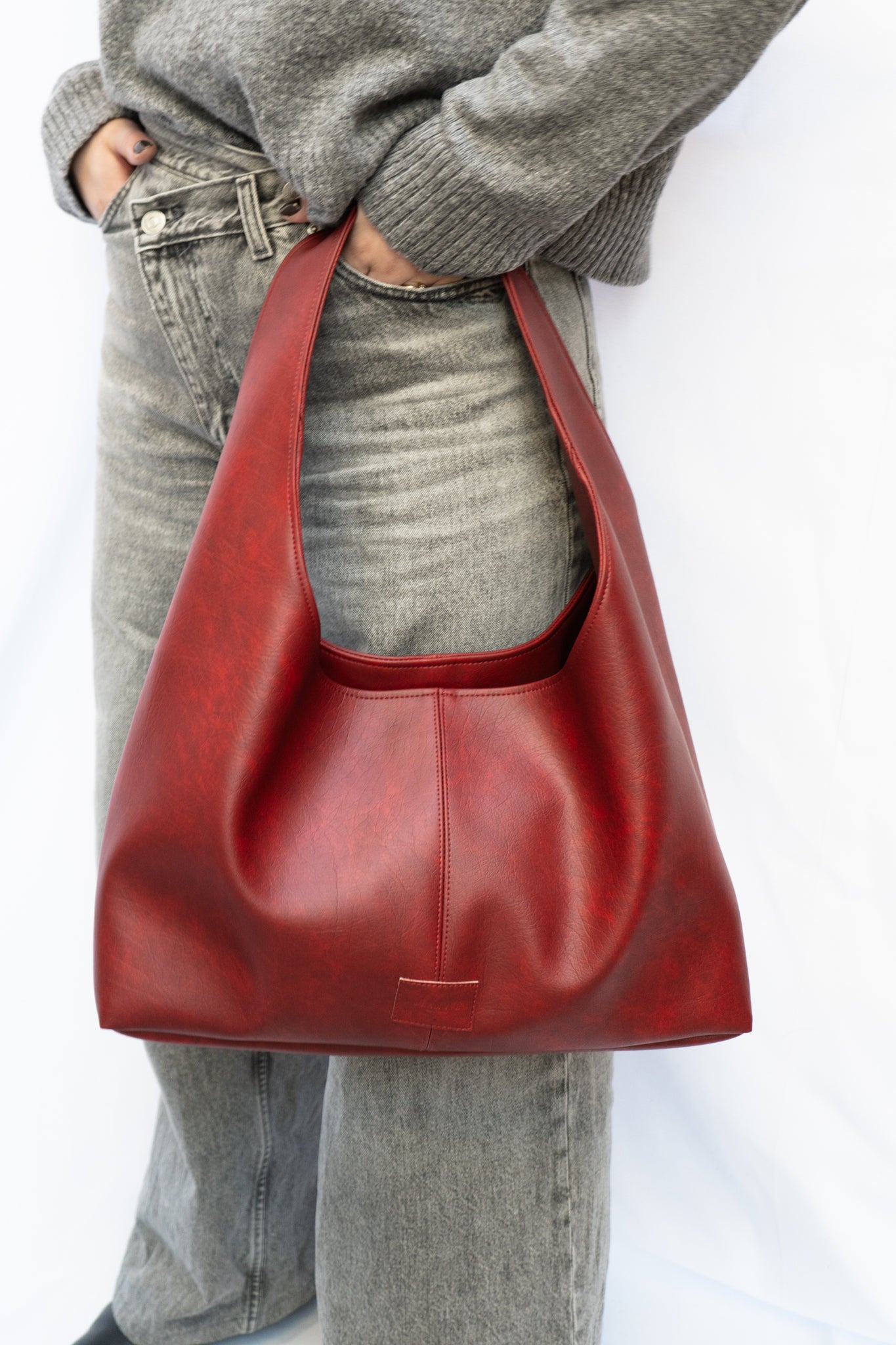 Solene shoulder bag Bordeaux