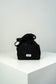 Black mini hand and shoulder bag